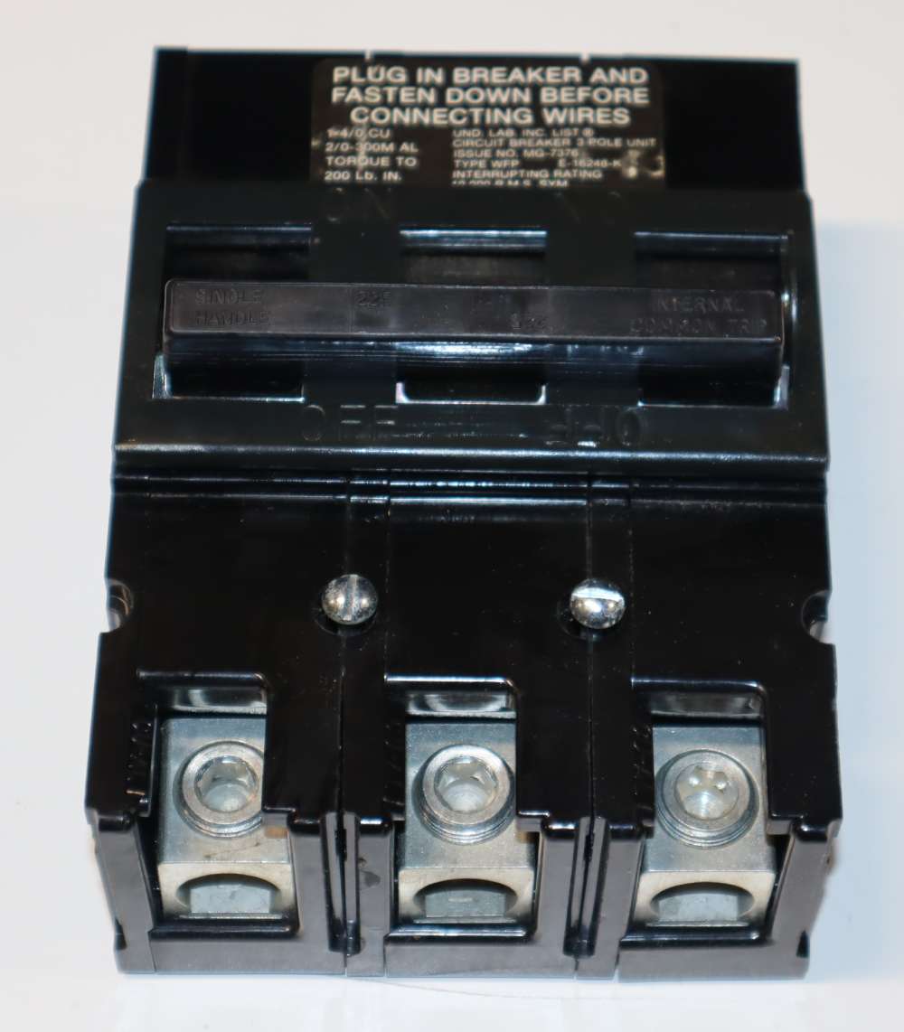 WFP3225 3 Pole 225 Amp Circuit Breaker