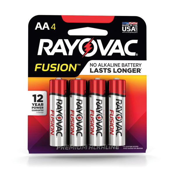 BATTERY ALKALINE AA 4PK