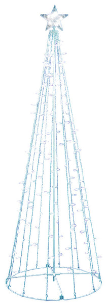 Sienna Incandescent White Metal 7 ft. Twinkle String Tree