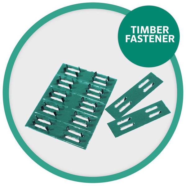 Coolaroo Green Coated Metal Polyethylene Timber Fastener 2 x 1/2 in.