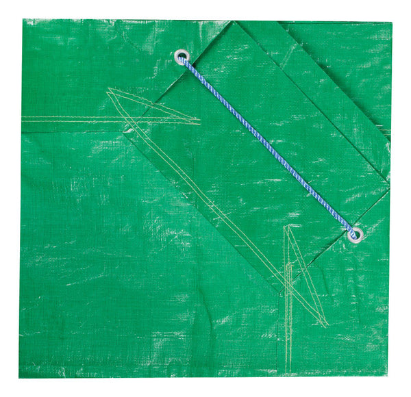 DRAWSTRING TARP 7X7 GRN