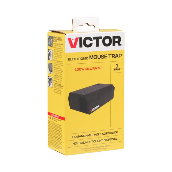 Victor Small Electronic Mouse Trap-Humane, High-Voltage Kill, No-Touch Disposal