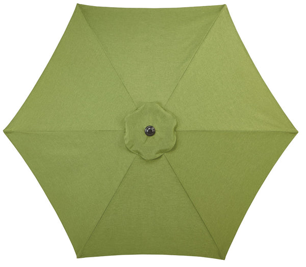 Living Accents 9 ft. Tiltable Green Peyton Patio Umbrella