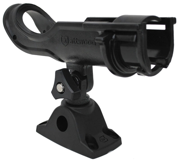 Attwood Black Heavy-Duty 180 Deg. Vertical Adjustable Rod Holder
