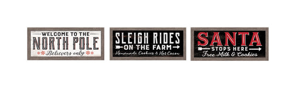 Open Road Brands Decorative Sign Wood 1 pk (Pack of 9)