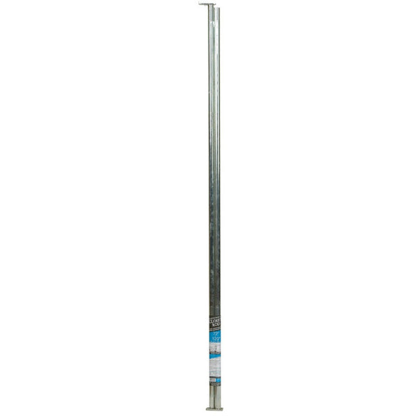 John Sterling Pro 120 in. L X 1 in. D Adjustable Platinum Steel Closet Rod