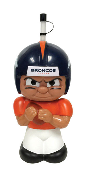 Party Animal TeenyMates 16 oz. Denver Broncos Multicolored BPA Free Water Bottle