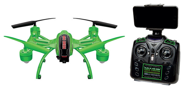 World Tech Toys Remote Control Helicopter Drone Plastic Green