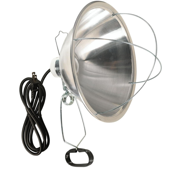 Woods Aluminum 18/2 SJTW Incandescent Indoor Brooder Clamp Light 300W 10.5 W x 6 L ft. Cord in.