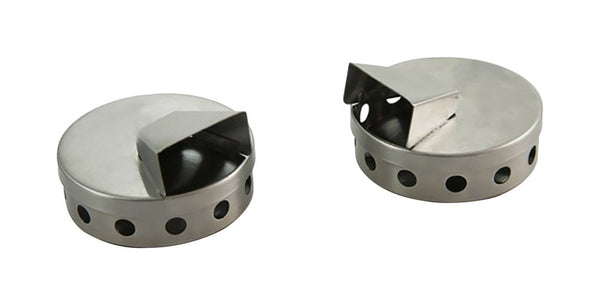 Steven Raichlen Silver Stainless Steel Dishwasher Safe Smoker Pucks 3.11 H x 3.19 W x 1.85 L in.