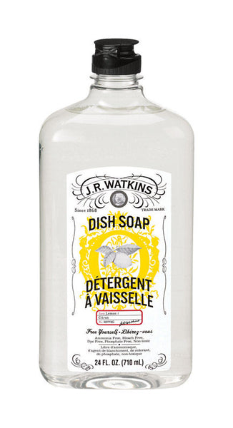 J.R. Watkins Lemon Scent Liquid Dish Soap 24 oz. 1 pk (Pack of 6)