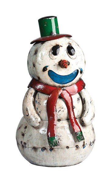 Think Outside White Snowman Christmas Decor