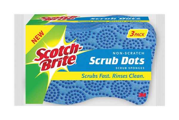 Scotch-Brite Non-Scratch For Multi-Purpose Sponge 2.6 in. L 3 pk
