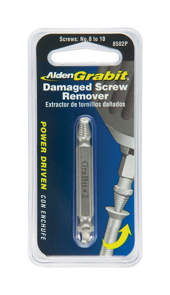 Alden Grabit No. 8-10  Steel Double Ended Screw Extractor 1 pk