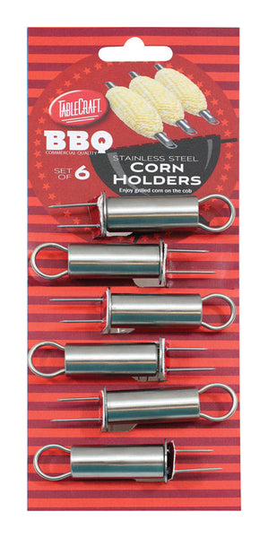 CORN HOLDER SS 6PK