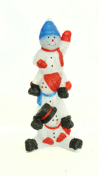LED STACK SNOWMEN23.6"