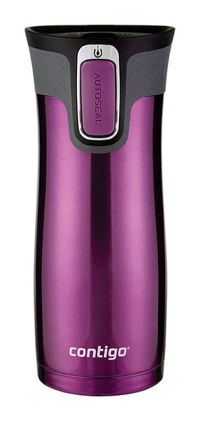 Contigo Autoseal West Loop 16 oz. Tumbler Travel Mug Radiant Orchid