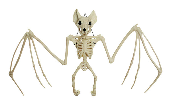Seasons Bat Skeleton Halloween Decoration 12.5 in. H x 3.5 in. W 1 each