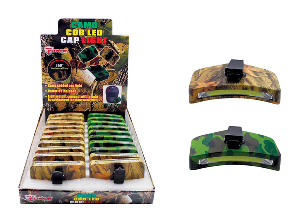 Diamond Visions Cob 200 lumens Camouflage LED Cap Light AAA Battery (Pack of 20)