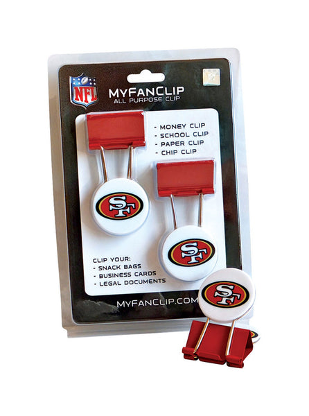 Gameday Greats MyFanClip San Francisco 49ers Multi-Purpose Clip Metal/Plastic 2 pk