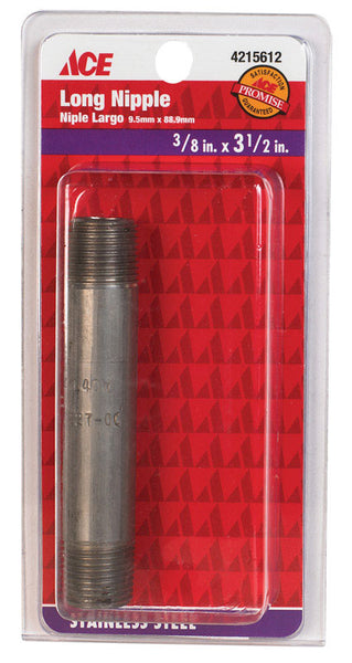 NIPPLE SS 3/8" X 3.5"