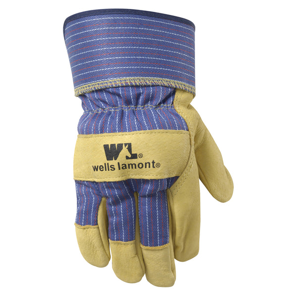 Wells Lamont Men's Outdoor Palm Gloves, XL, Grain Pigskin Leather- 1 Pair