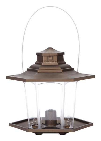 Stokes Select Songbird 2.5 Plastic Lantern Bird Feeder 6 ports