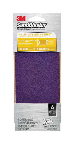 SANDPAPER 180 GRIT