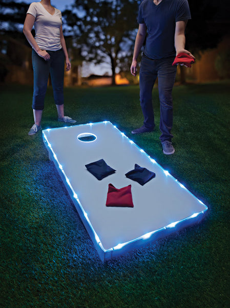 Brightz Toss Brightz Blue LED Cornhole Kit ABS Plastics 1 pk