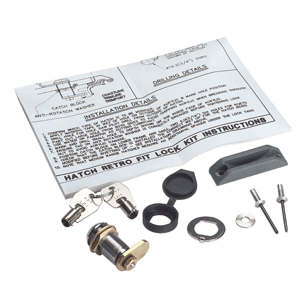 Lewmar Hatch Lock & Key Kit (360259990)