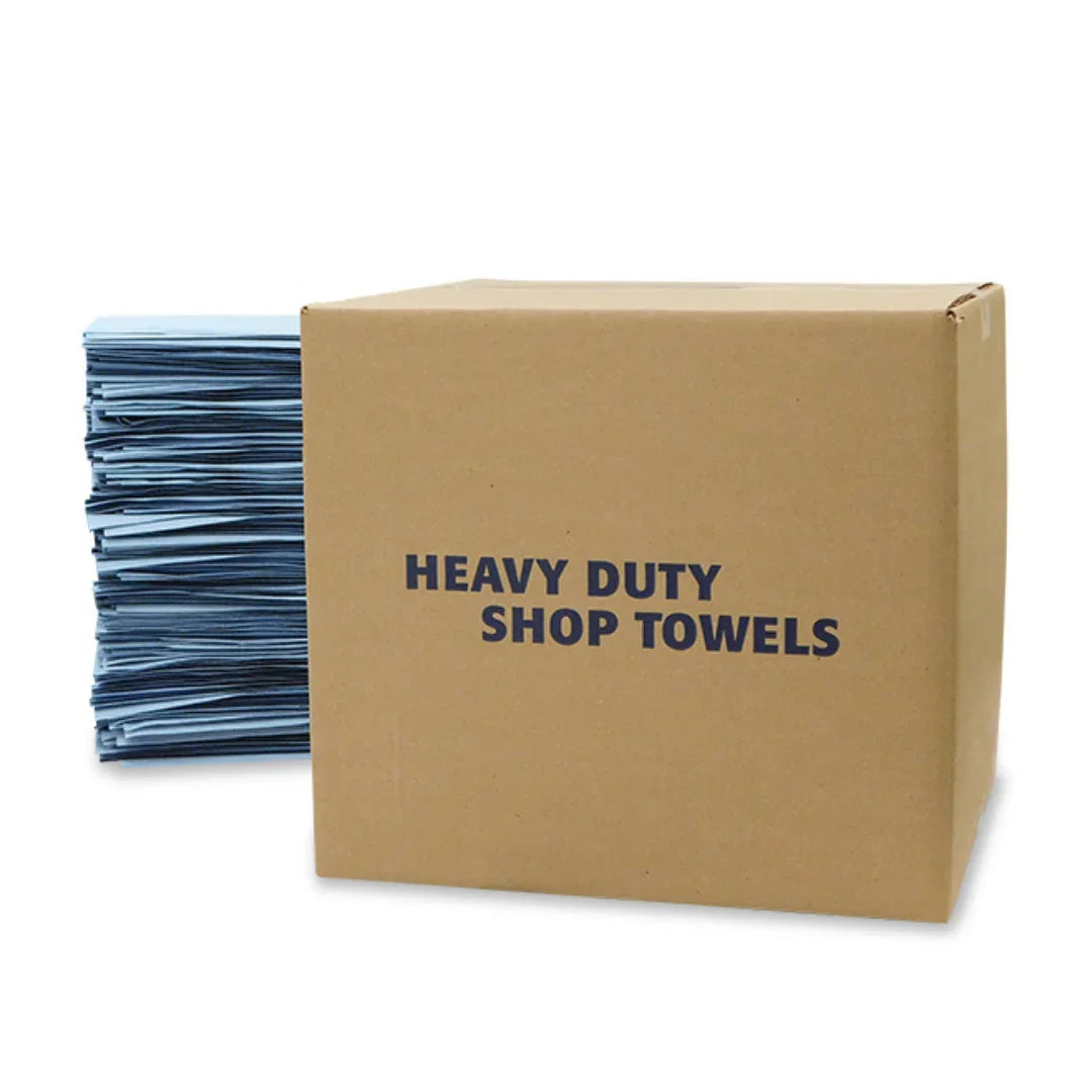 Lint Free Blue Shop Towels Smooth